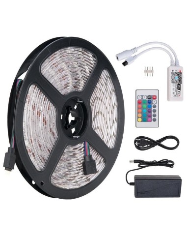 STRISCIA LED STRIP LIGHT RGB 5 MT