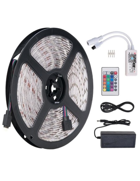STRISCIA LED STRIP LIGHT RGB 5 MT