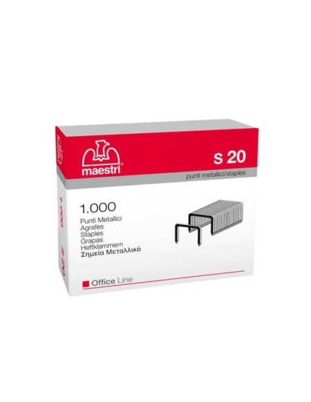 PUNTI METALLICI AD ALTO SPESSORE 23/20 - CONF. DA 1000 PZ