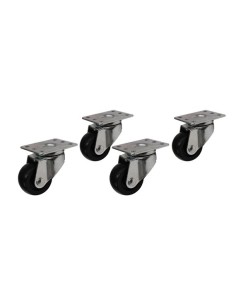 N. 4 RUOTE DA 2,5" PER ARMADIO A PAVIMENTO 19" SERIE FLOOR PRO