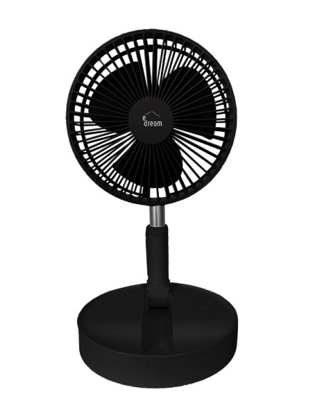 VENTILATORE PORTATILE E-DREAM NERO (FAN 01)