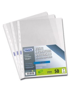 BUSTE FORATE SUPERIOR 22X30 150MY (100460120) - 50 PEZZI