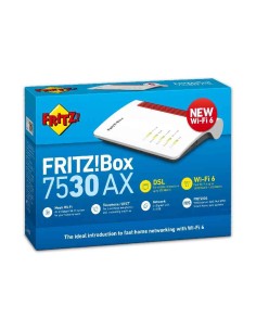 ROUTER ADSL2/VDSL2 FRITZ BOX 7530 AX INTERNATIONAL WIRELESS 6 1800 MBPS (20002944)