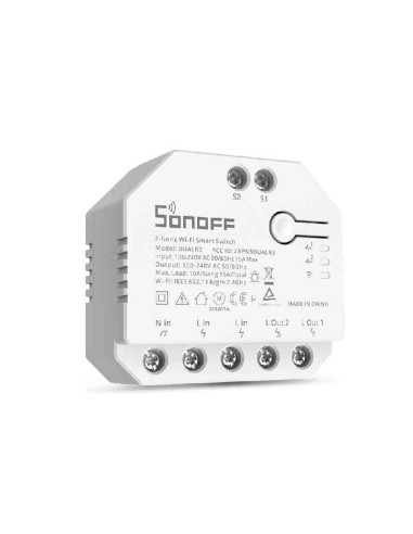 SWITCH INTERRUTTORE DUAL R3 LITE SMART - SWITCH WIFI INTELLIGENTE PER TAPPARELLE