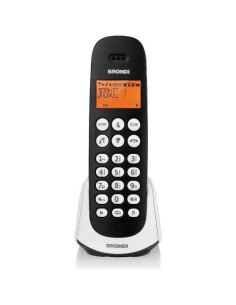 TELEFONO CORDLESS ADARA (BROADARABK/W) BIANCO/NERO