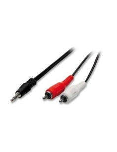 ADATTATORE CAVO AUDIO SPINA JACK 3,5 STEREO + 2 SPINE RCA 1,5 (2/04)