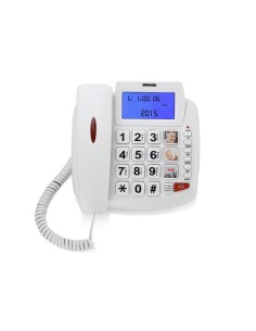 TELEFONO FISSO BRAVO 90 LCD BIANCO