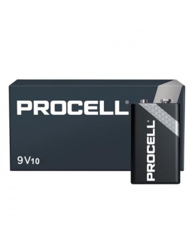 BATTERIE PROCELL ALKALINE 9V10 MN1604 (10 PEZZI)