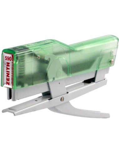 CUCITRICE A PINZA 590 - PUNTO 6/4-6/6 - FUN VERDE TRASPARENTE BIANCO