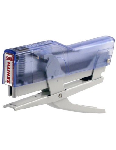 CUCITRICE A PINZA 590 - PUNTO 6/4-6/6 - FUN BLU TRASPARENTE BIANCO