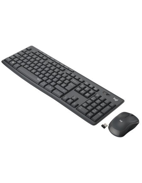 KIT MK295 TASTIERA + MOUSE WIRELESS NERA (920-009797)