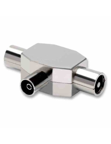 ADATTATORE DISTRIBUTORE INDUTTIVO SEGNALE ANTENNA 2 SPINE 1 75OHM IEC (RF92)
