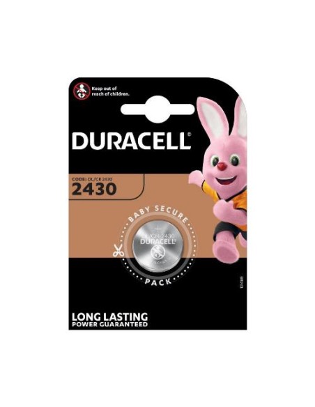 BATTERIA BOTTONE CR2430 3V LITIO BL1 (DUR24563) 1PZ