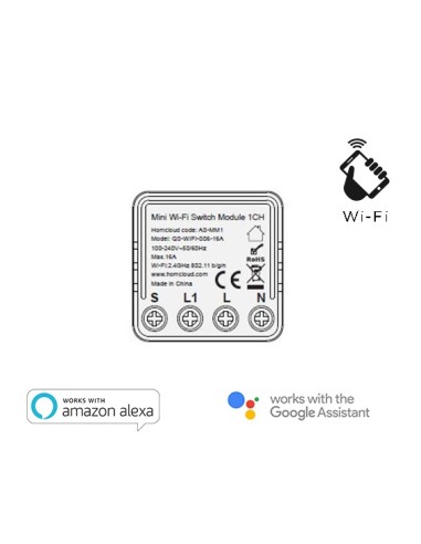 MODULO INTERRUTTORE MINI 1 CANALE WIFI (AS-MM1)
