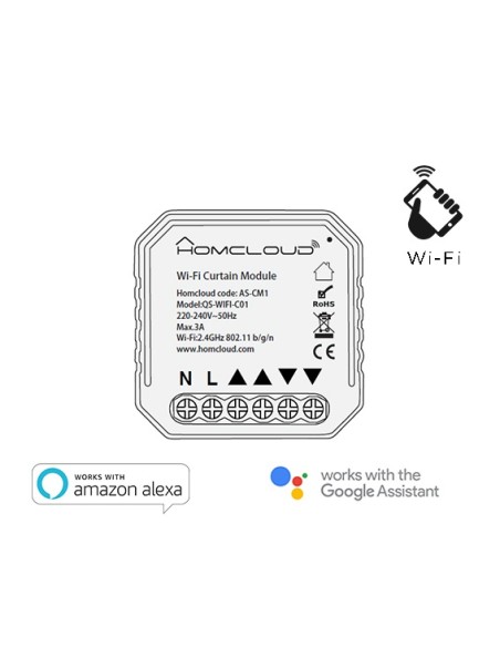 MODULO TAPPARELLE INTELLIGENTE WIFI DA INCASSO (AS-CM1)