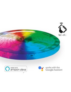 STRISCIA LED STRIP RGB + BIANCO CALDO WI-FI KIT DIMMERABILE 3M (EE-24WSL)