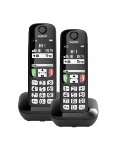 TELEFONO CORDLESS GIGASET E270 DUO NERO (L36852-H2816-K131)