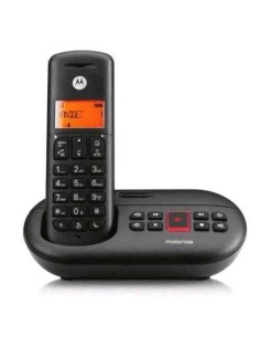 TELEFONO CORDLESS E211 CON SEGRETERIA NERO