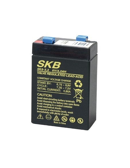 BATTERIA AL PIOMBO 6V 3.2AH (SK6-3.2)
