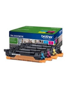 TONER ORIGINALE TN243CMYK MULTIPACK (NERO, CIANO, MAGENTA, GIALLO)