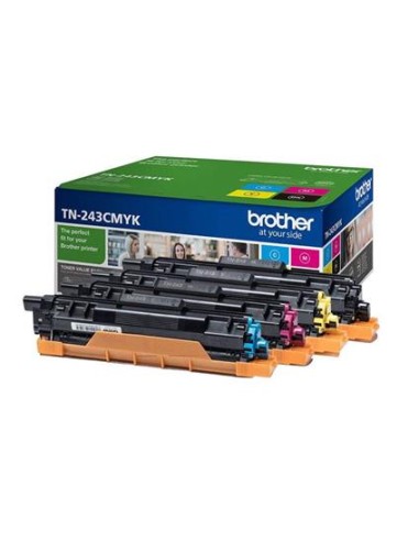 TONER ORIGINALE TN243CMYK MULTIPACK (NERO, CIANO, MAGENTA, GIALLO)