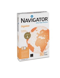 CARTA A4 ORGANIZER 80 GRAMMI 4 FORI (1 RISMA DA 500 FOGLI)