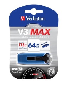 PEN DRIVE 64 GB  V3 MAX STORE'N'GO USB3.0 (49807) BLU