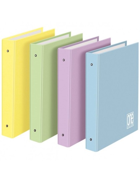 RACCOGLITORE 4 ANELLI ONE 26X32 DIAM.30 - COLOR PASTELLO - 6PZ