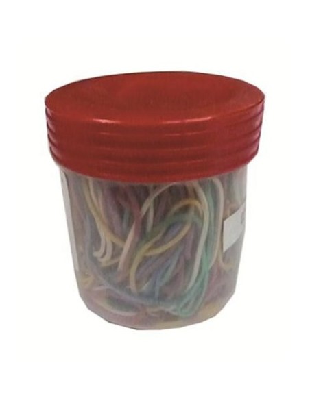 ELASTICI GOMMA ASSORTITI BARATTOLO 100 GRAMMI