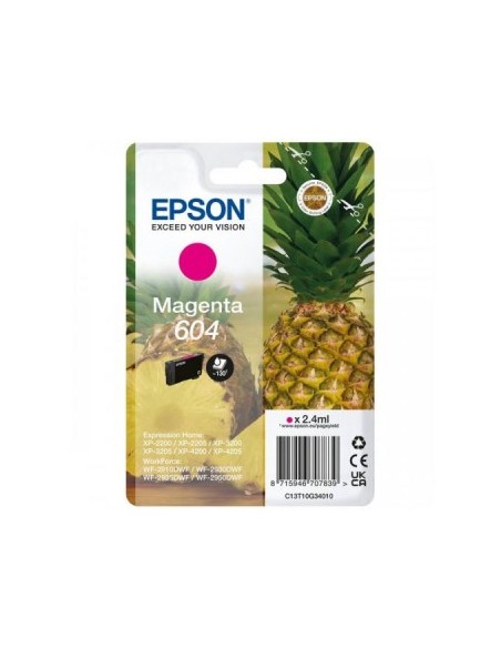 CARTUCCIA ORIGINALE T604 (C13T10G34010) MAGENTA