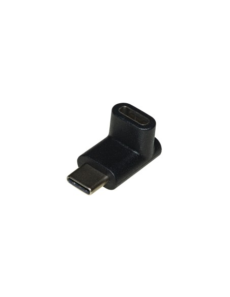 ADATTATORE USB-C 2.0 MASCHIO/FEMMINA 90 ANGOLATO ALTO/BASSO (LKADAT148)