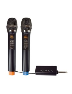 RADIOMICROFONO DOPPIO KARAOKE VOICE 2M