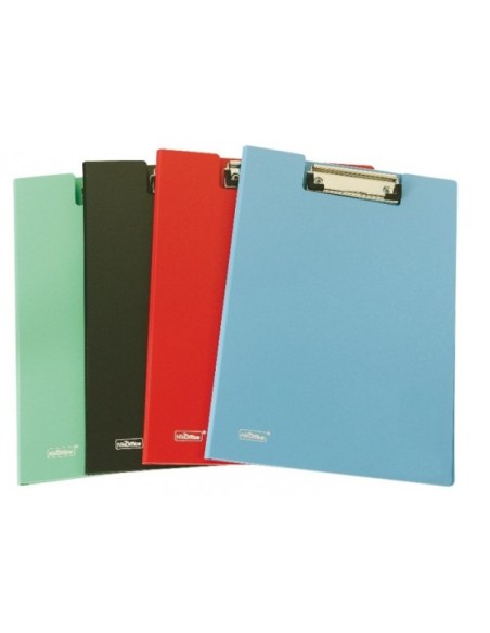 CARTELLINE PORTABLOCCO A4 CON MOLLA - COLORI ASSORTITI