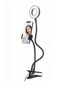 SELFIE RING LIGHT GEMBIRD CON PHONE HOLDER SELFIE LED-RING4-PH-01