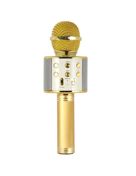 MICROFONO KARAOKE HOLLYWOOD ORO (27837K)