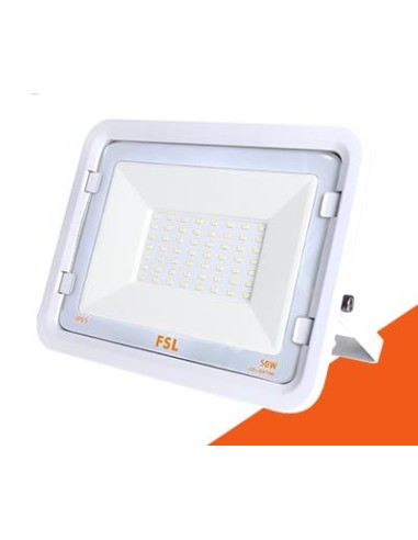 PROIETTORE PER ESTERNI BIANCO 50W - IP65 115° 6500K (FLFSB809-50W65K)
