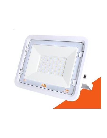 PROIETTORE PER ESTERNI BIANCO 50W - IP65 115° 6500K (FLFSB809-50W65K)
