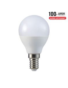 LAMPADINA A LED BULBO 4.5W E14 P45 4000K (265)