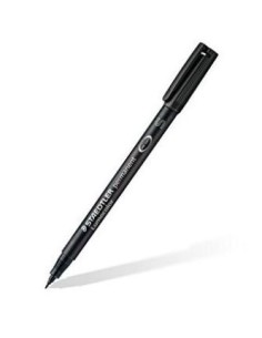 MARCATORE A PUNTA SINTETICA LUMOCOLOR PERMANENT 313 0.4MM NERO (10 PZ)