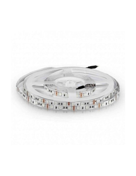 STRISCIA LED VT-5050 60LED/MT 12V STRIP 5MT 10.8W/MT RGB IP20 (212120)