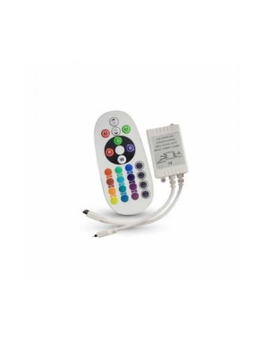CONTROLLER INFRAROSSO IR VT-2472 PER STRISCIA LED STRIP RGB CON TELECOMANDO 24 TASTI (3625)