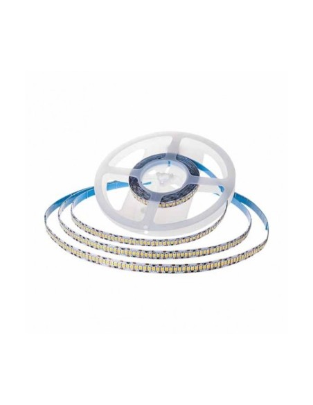 STRISCIA LED VT-2835 140LM/W 24V STRIP 5MT 12W/MT BIANCO FREDDO 6400K IP20 (212598)