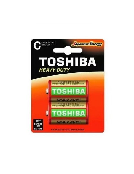 BATTERIE ZINCO MEZZA TORCIA R14 C 1.5V 2PZ
