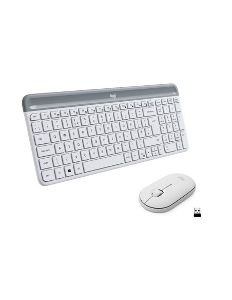 KIT MK470 TASTIERA + MOUSE NANO WIRELESS COMBO BIANCO (920-009197)