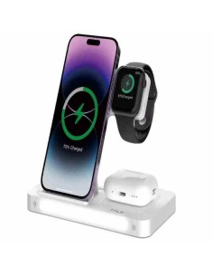 STAZIONE DI RICARICA WIRELESS 3IN1 PER SMARTPHONE/SMARTWATCH/AIRPODS 15W (DEEA405C857)