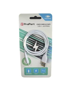 CAVO LIGHTNING - USB TIPO-A PP1LT570W (EAL100) 1MT BIANCO