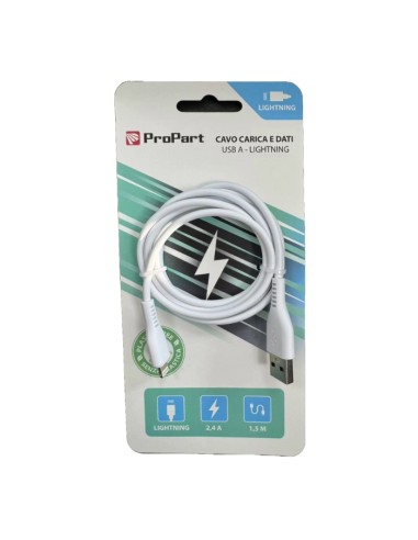 CAVO LIGHTNING - USB TIPO-A PP15LT594W (EAL150) 1.5MT BIANCO