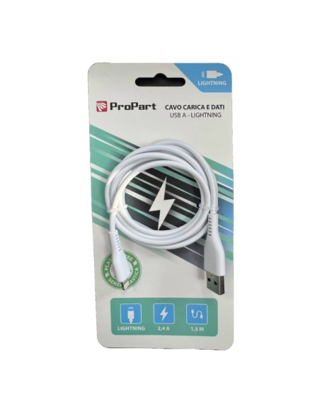CAVO LIGHTNING - USB TIPO-A PP15LT594W (EAL150) 1.5MT BIANCO