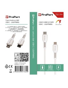 CAVO LIGHTNING - USB TIPO-C PP15CL624W (ECL150) 1.5MT BIANCO