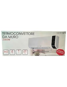 TERMOCONVETTORE ELETTRICO DA MURO 2000W TCP3510R A PARETE